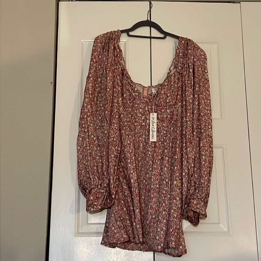 XL Free People Laurie Mini Dress NWT